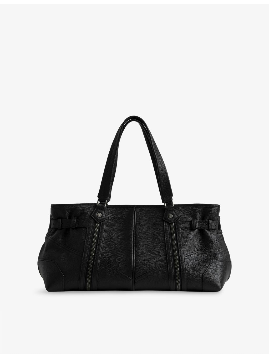 Zadig&Voltaire Sunny Shopper leather shoulder bag, imported from the UK