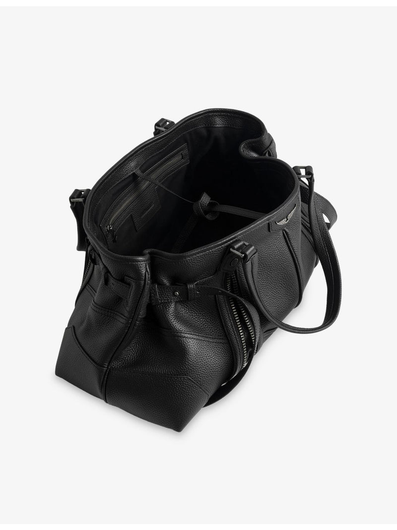 Zadig&Voltaire Sunny Shopper leather shoulder bag, imported from the UK