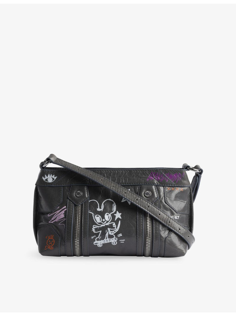 Zadig&Voltaire Humberto leather cross-body bag 21cm - British product