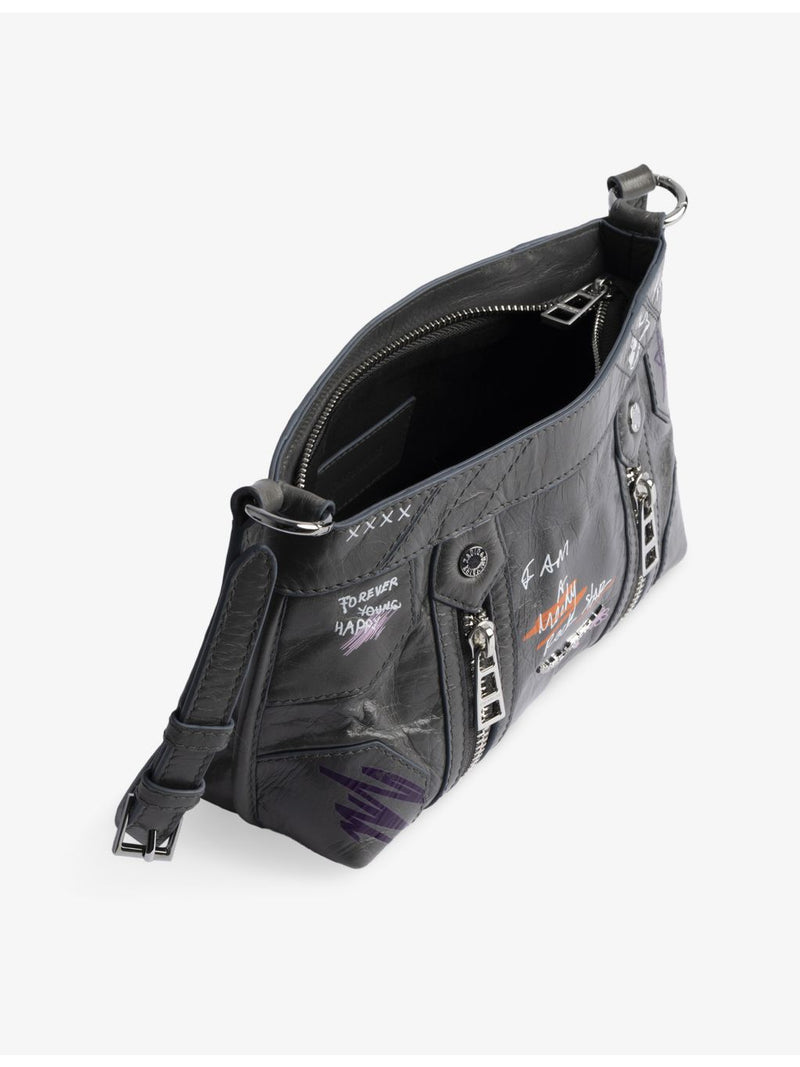 Zadig&Voltaire Humberto leather cross-body bag 21cm - British product