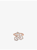 Yoko London diamond pearl ring 0.44ct (British brand)