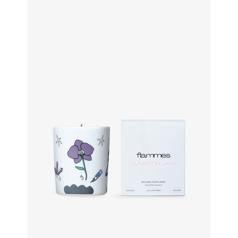 Flammes Aquarius Sunset In Java scented candle 300g, imported from the UK