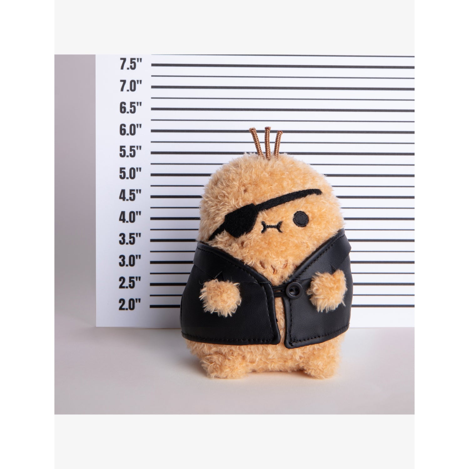 Noodoll Badass Ricespud soft toy 14cm, imported from the UK