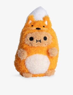 Noodoll Ricespud Foxy sitting soft toy 13cm, imported from the UK