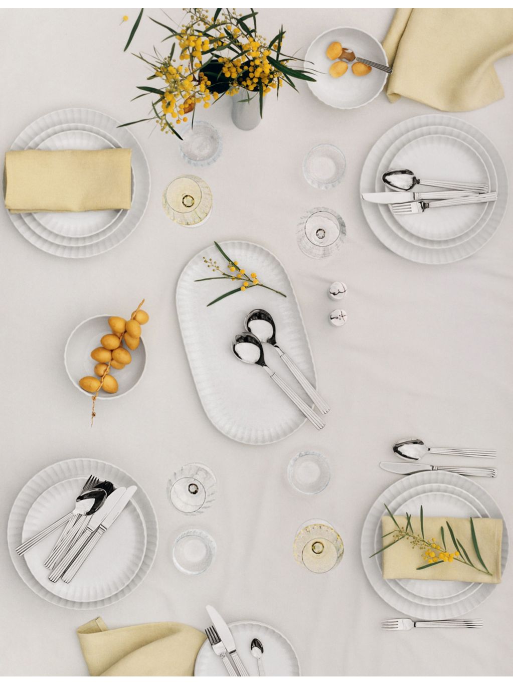 Georg Jensen Bernadotte porcelain serving dish (British brand)
