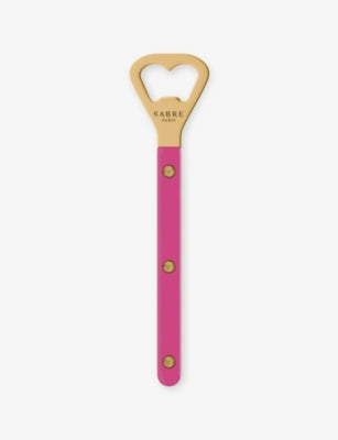Bistrot Stainless-Steel Bottle Opener - RASPBERRY