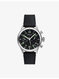 Breguet Type XX steel and leather automatic watch 42mm, UK version