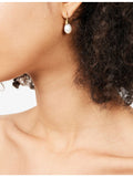 Heaven Mayhem 18ct gold-plated pearl drop earrings, UK version