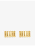 Heaven Mayhem 18ct gold PVD plated earrings, UK version
