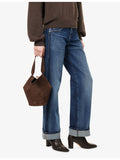 KHAITE Lotus Mini leather tote bag (British brand)