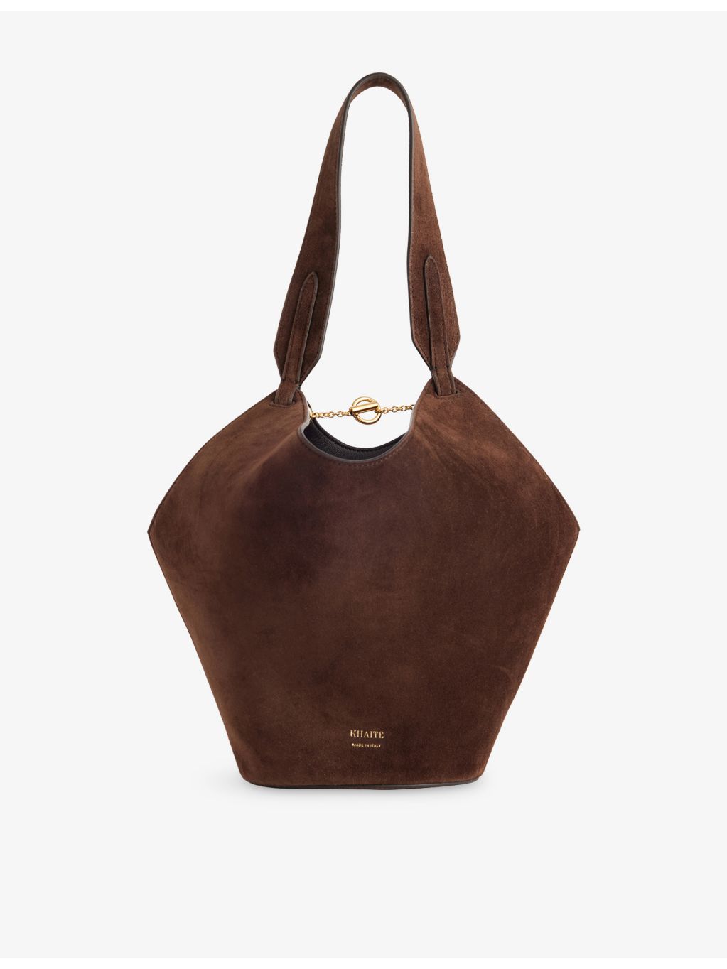 KHAITE Lotus Mini leather tote bag (British brand)