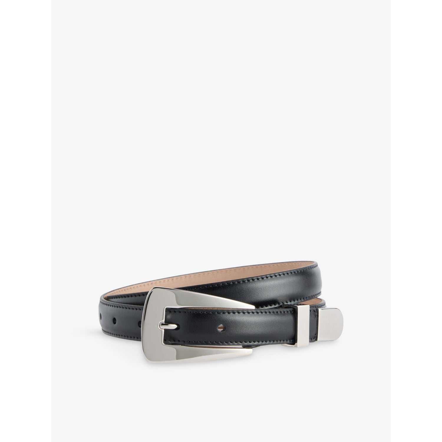 Lucca Buckle Leather Belt - 26