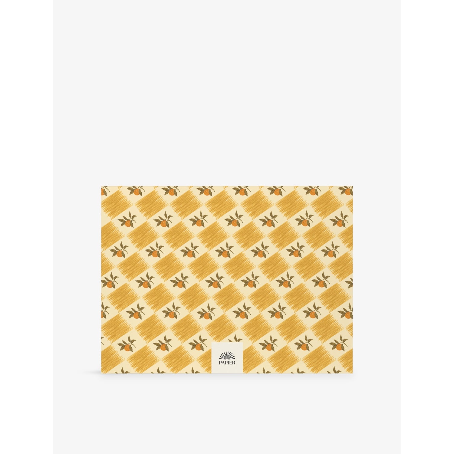 Papier floral checkerboard weekly planner 24cm by 18cm - British product