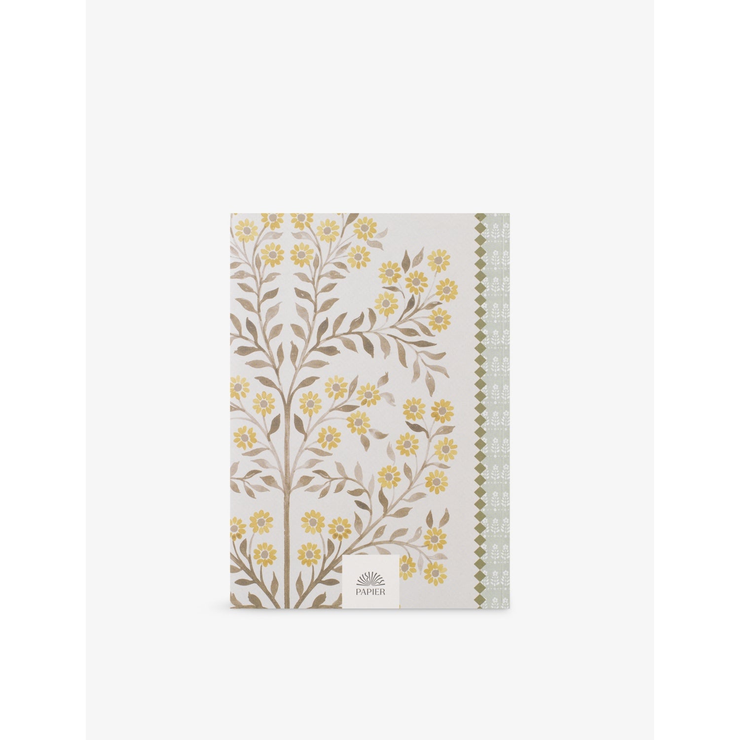 Papier floral collage softback notebook A5, UK version
