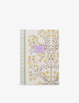 Papier floral collage softback notebook A5, UK version