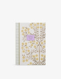 Papier floral collage softback notebook A5, UK version