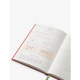 Papier floral ikat A5 wellness journal, imported from the UK