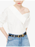 Hollyhock Rivet leather belt 98cm, imported from the UK