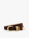 Hollyhock Suede Belt