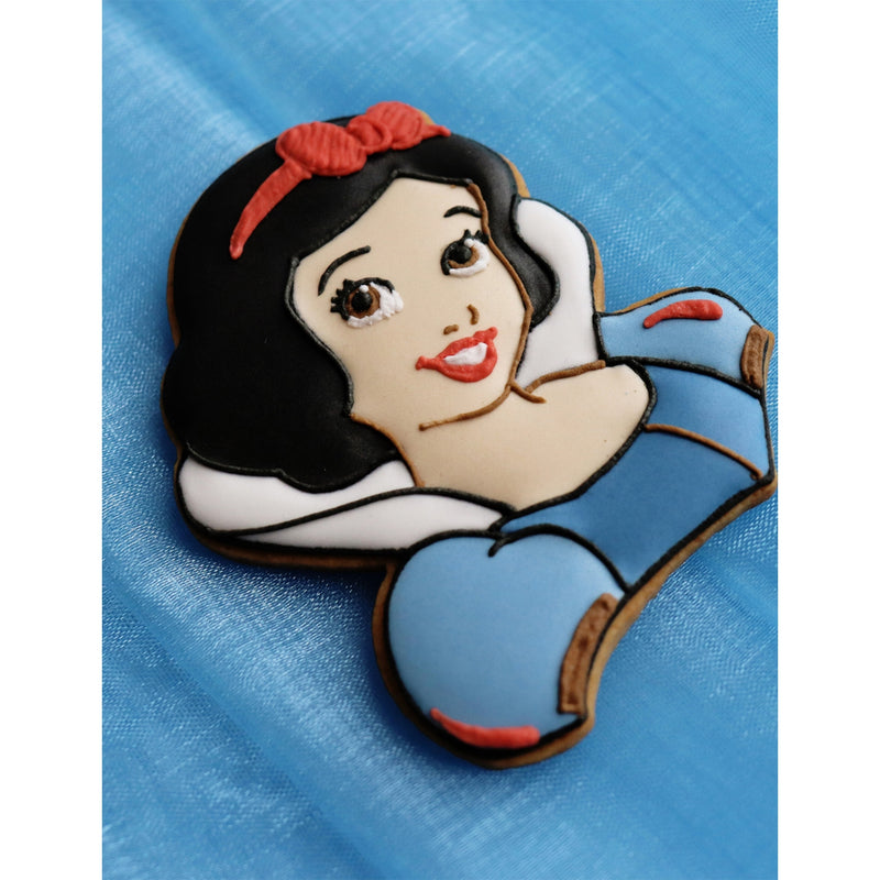 Biscuiteers Snow White vanilla iced biscuit 15g, UK version