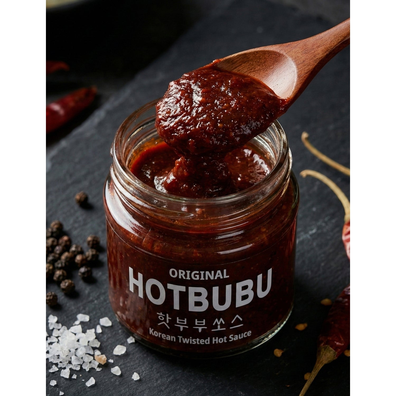 HOTBUBU Korean Twisted Hot Sauce 125g, imported from the UK