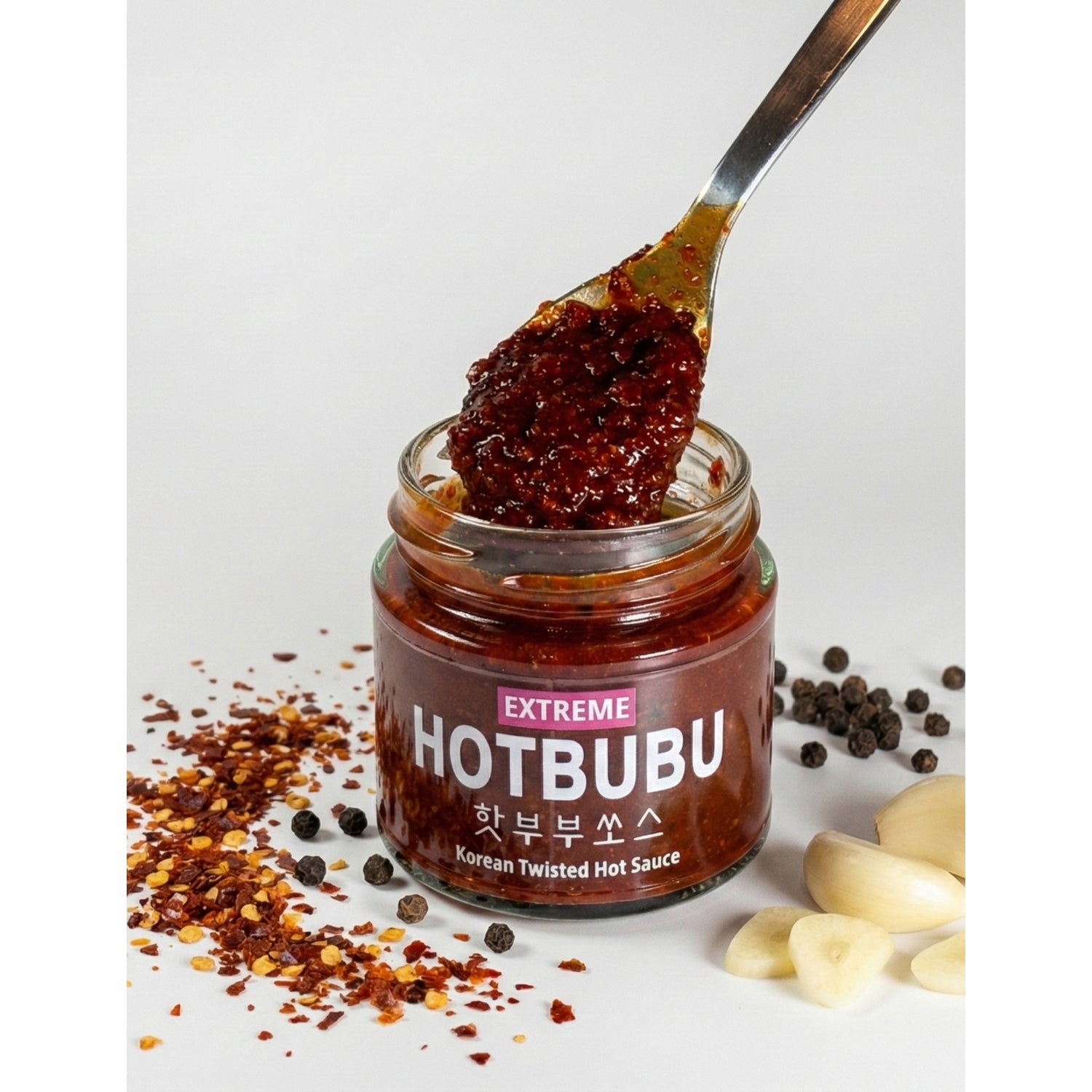 HOTBUBU Korean Twisted Extreme hot sauce 125ml, imported from the UK