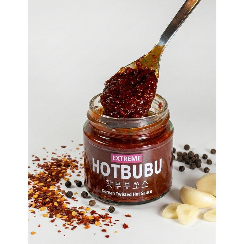 HOTBUBU Korean Twisted Extreme hot sauce 125ml, imported from the UK