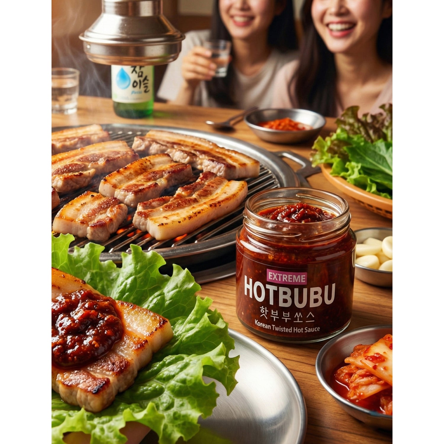 HOTBUBU Korean Twisted Extreme hot sauce 125ml, imported from the UK