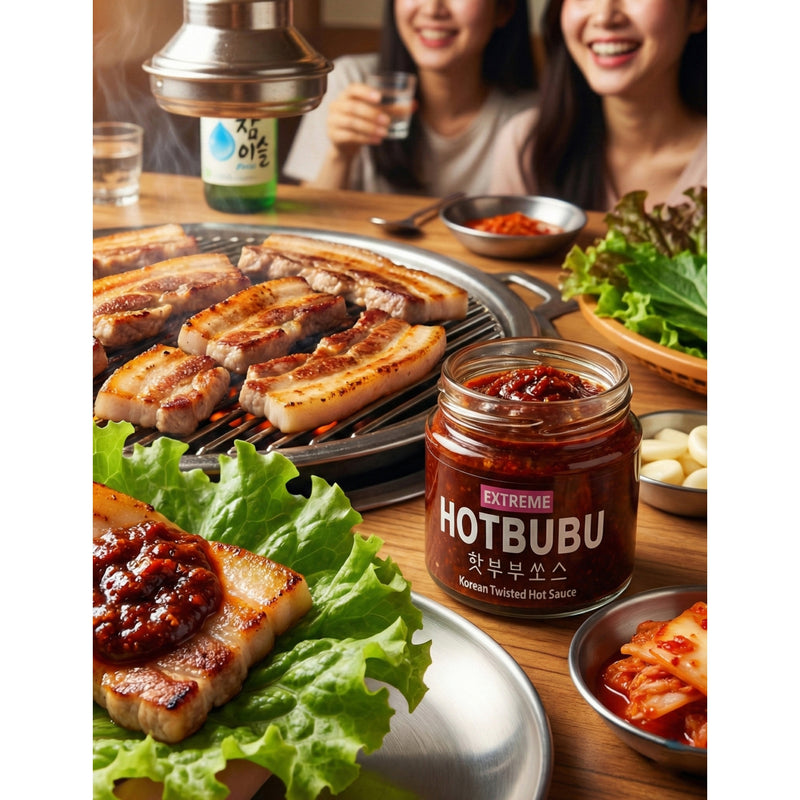 HOTBUBU Korean Twisted Extreme hot sauce 125ml, imported from the UK