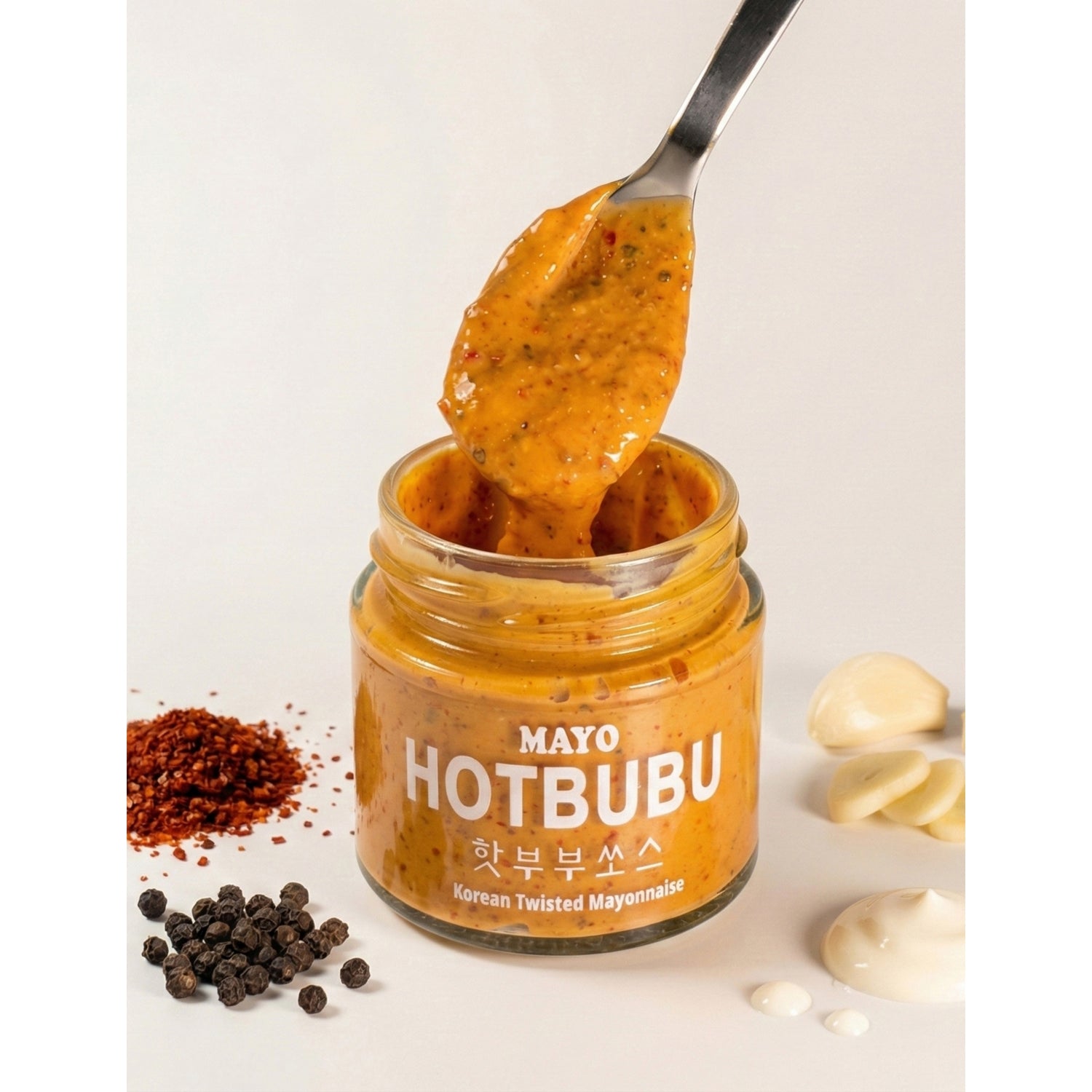 HOTBUBU Twisted Korean Mayo 120g, imported from the UK