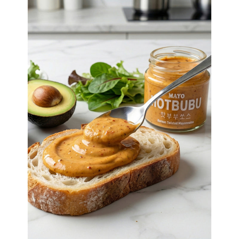 HOTBUBU Twisted Korean Mayo 120g, imported from the UK