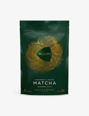 Inoumi ceremonial matcha maca caramel 50g - British product