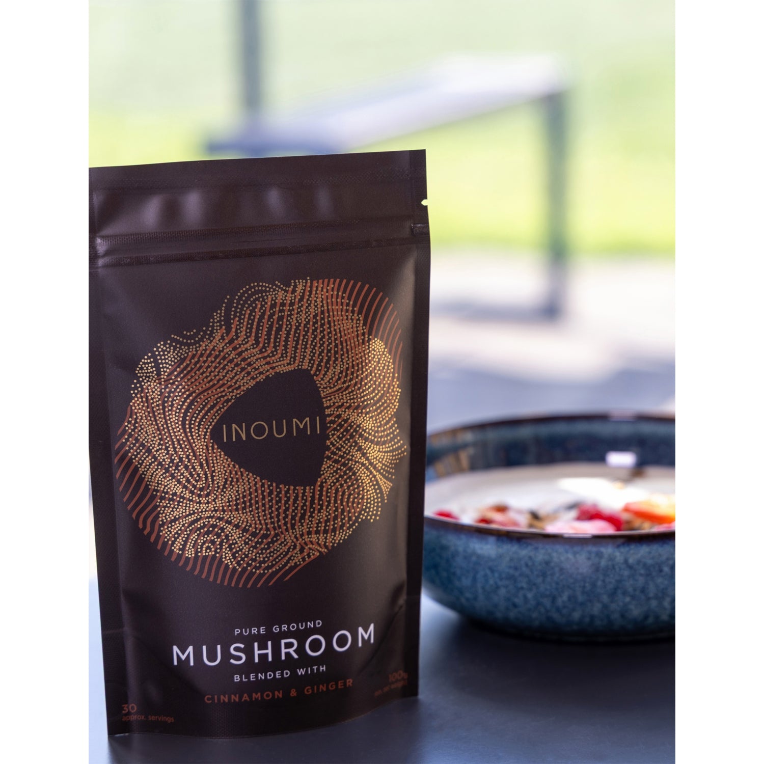 INOUMI mushroom blend with cinnamon and ginger 100g - British product