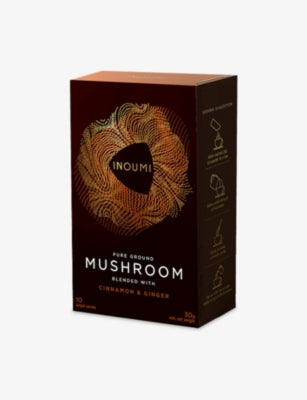 INOUMI mushroom blend, cinnamon and ginger, 10 sachets, imported from the UK