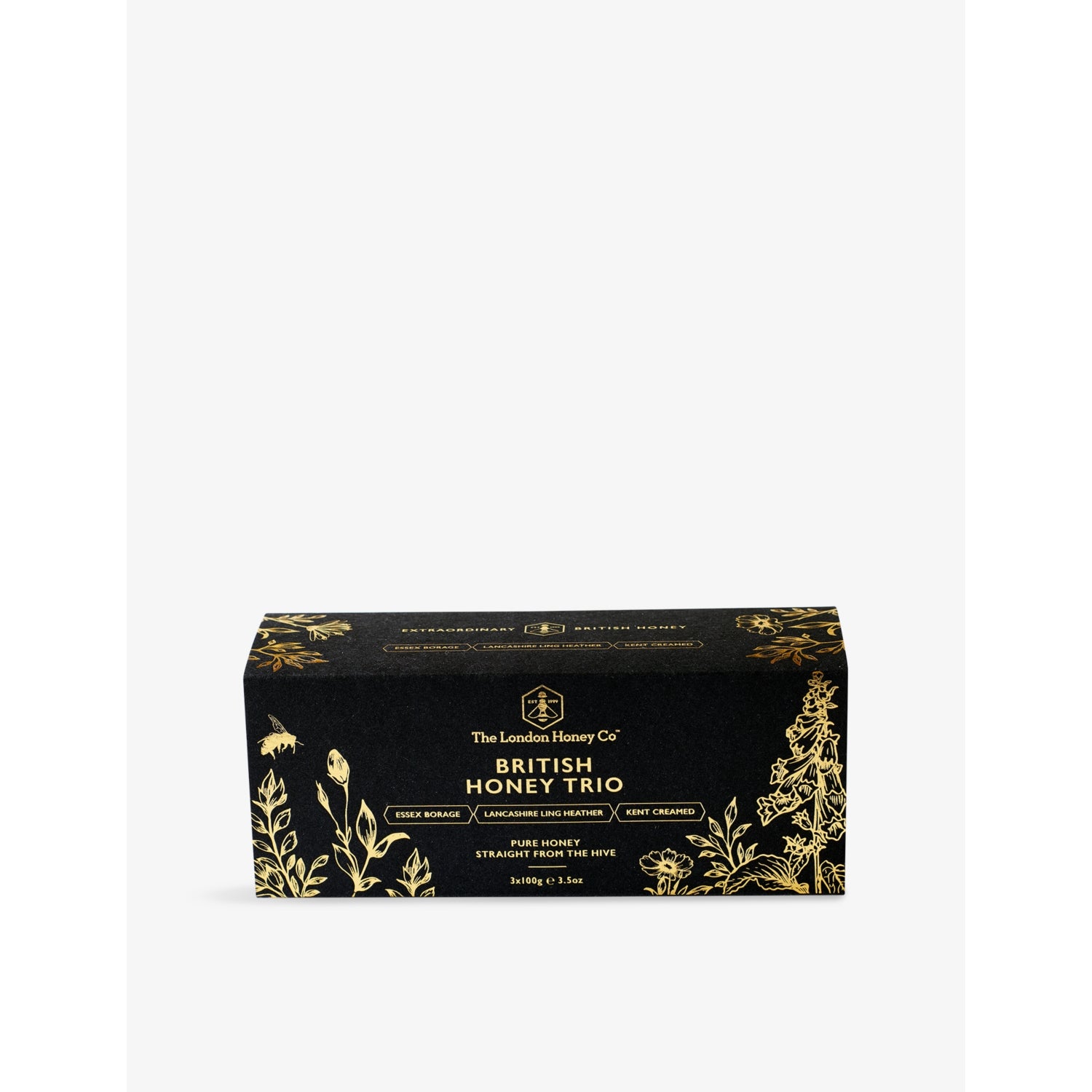 The London Honey Company honey tasting trio 3 x 100g (British brand)