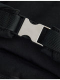 Loewe Flex Roll Top canvas suede backpack imported from the UK