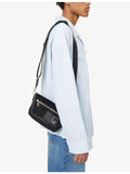 Loewe Mini Flex Messenger canvas suede shoulder bag 14cm (British brand)
