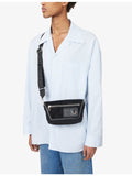 Loewe Mini Flex Messenger canvas suede shoulder bag 14cm (British brand)