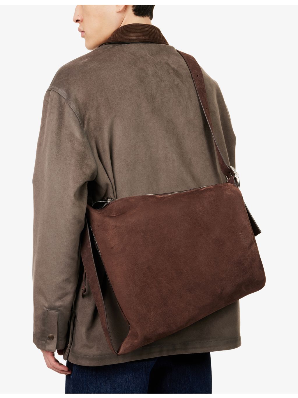 Loewe Loop Bucket medium leather shoulder bag (British brand)