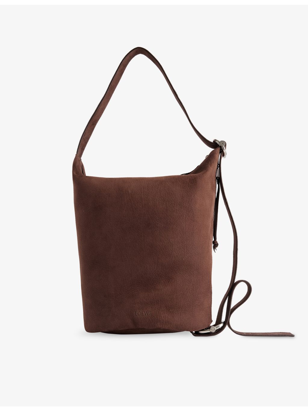 Loewe Loop Bucket medium leather shoulder bag (British brand)