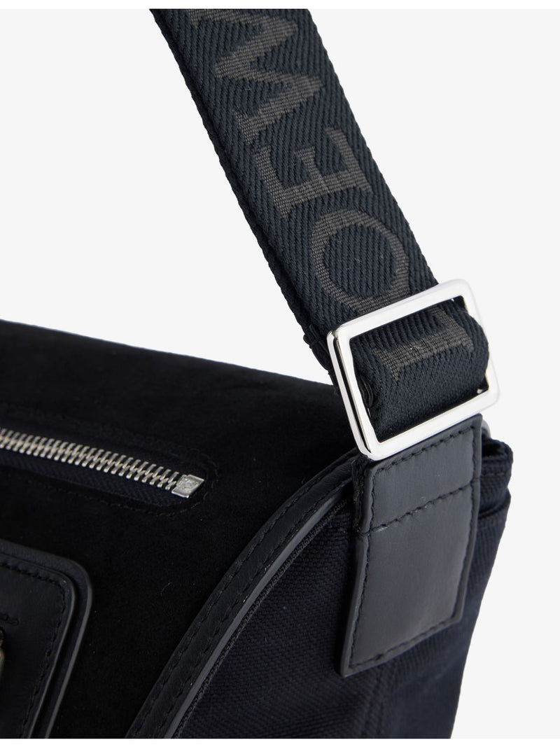 Loewe Flex Messenger medium shoulder bag in canvas and suede, UK version