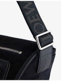 Loewe Flex Messenger medium shoulder bag in canvas and suede, UK version