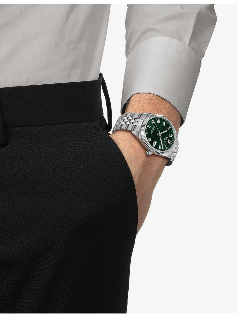 Tissot Ballade automatic watch green dial 39mm (British brand)
