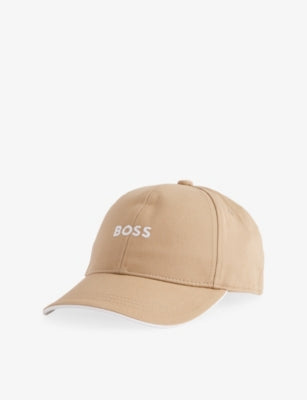 BOSS Kids Logo-Embroidered Cotton Baseball Cap
