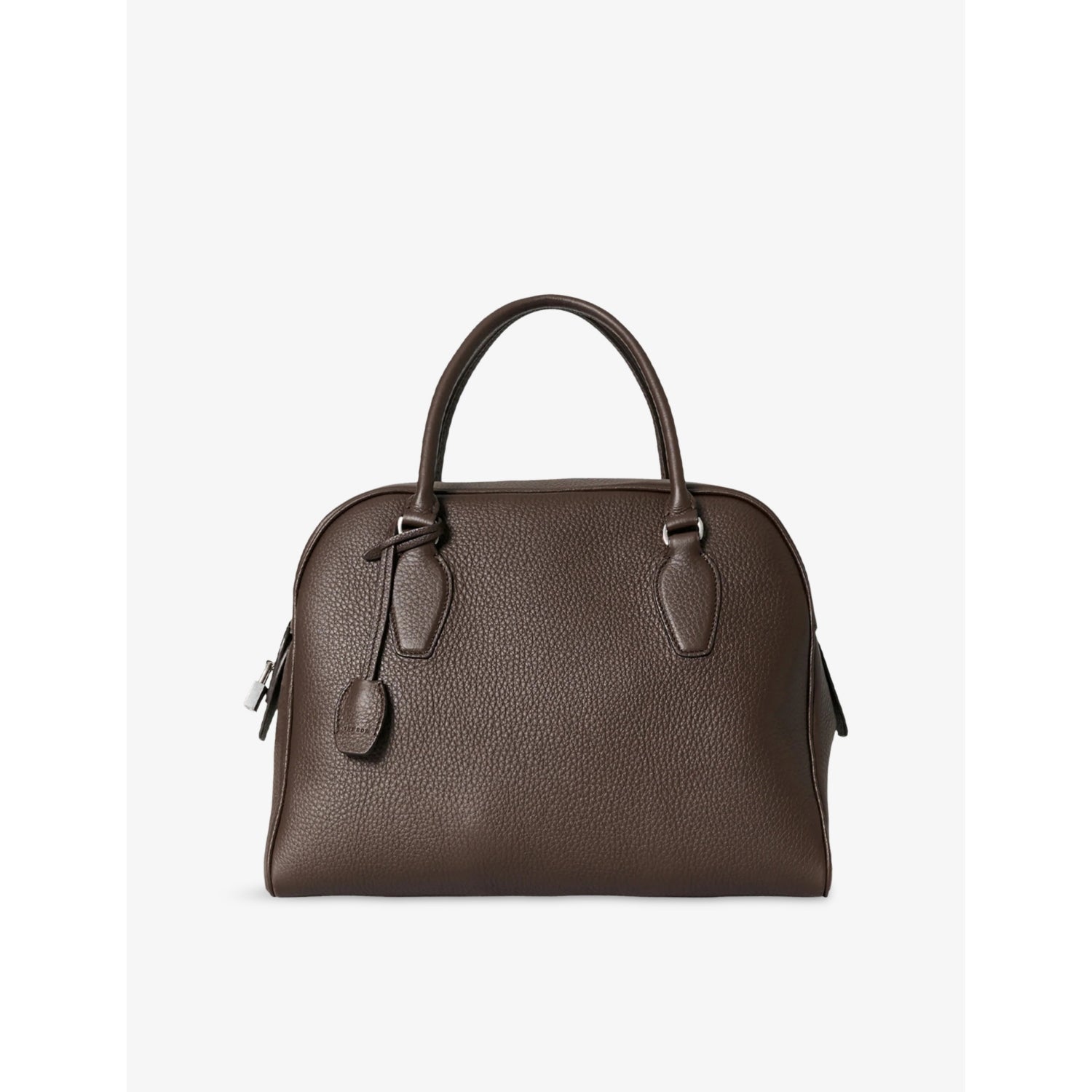 India 12.00 Leather Top-Handle Bag - Black Ans