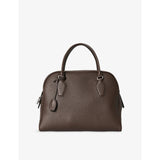 India 12.00 Leather Top-Handle Bag - Black Ans