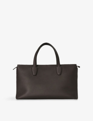 The Row Marcel leather top-handle bag, Italian craftsmanship, imported from the UK