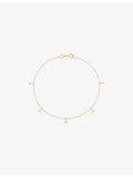 Astrid & Miyu Cosmic Star 14ct yellow-gold charm bracelet - British product