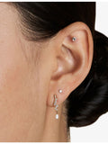 Astrid & Miyu diamond stud earrings, 14ct yellow gold - British product