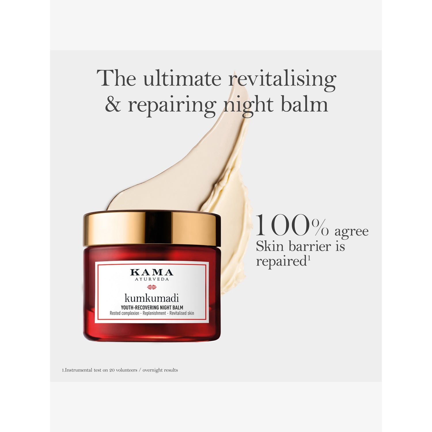 Kama Ayurveda Kumkumadi Night Balm 50ml, imported from the UK